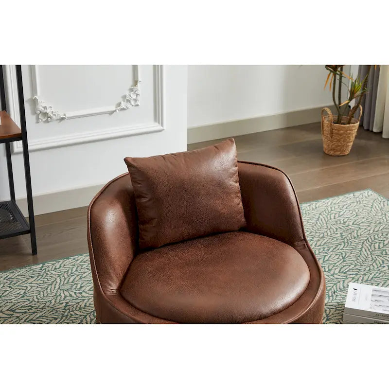 Fauteuil pivotant, fauteuil pivotant à 360°, fauteuil club pour salon et chambre à coucher