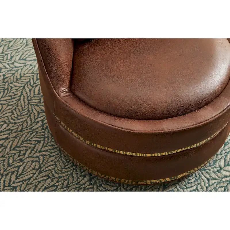 Fauteuil pivotant, fauteuil pivotant à 360°, fauteuil club pour salon et chambre à coucher