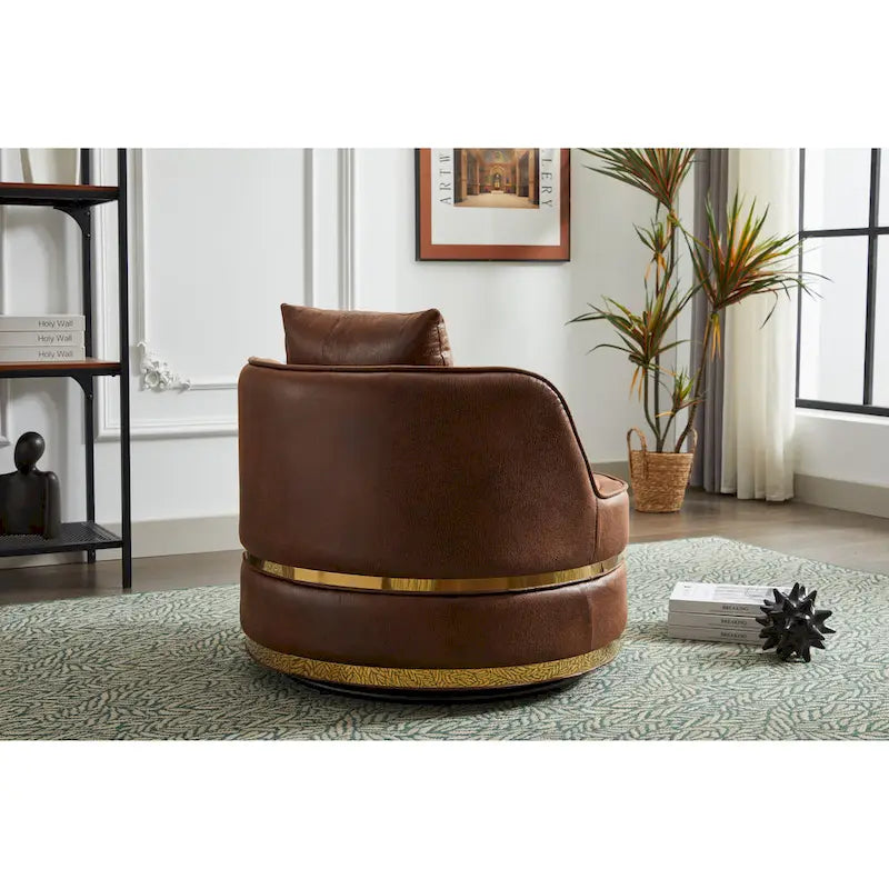 Fauteuil pivotant, fauteuil pivotant à 360°, fauteuil club pour salon et chambre à coucher
