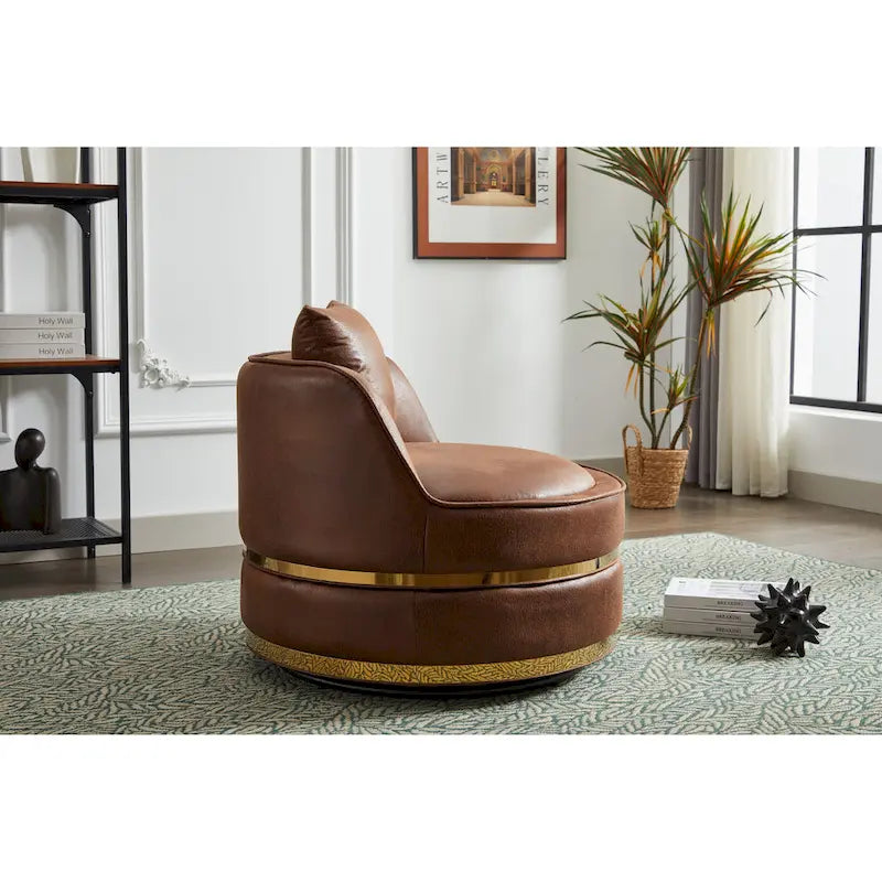 Fauteuil pivotant, fauteuil pivotant à 360°, fauteuil club pour salon et chambre à coucher
