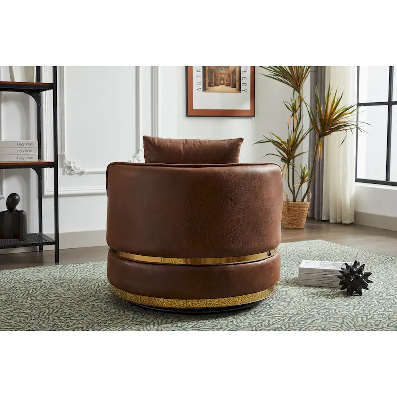 Fauteuil pivotant, fauteuil pivotant à 360°, fauteuil club pour salon et chambre à coucher