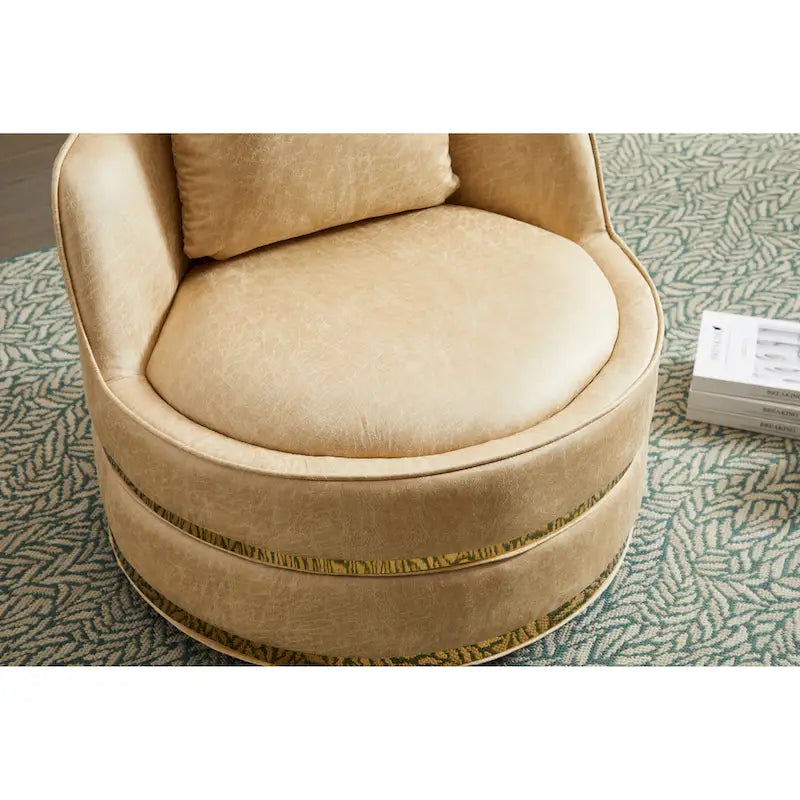 Fauteuil pivotant, fauteuil pivotant à 360°, fauteuil club pour salon et chambre à coucher