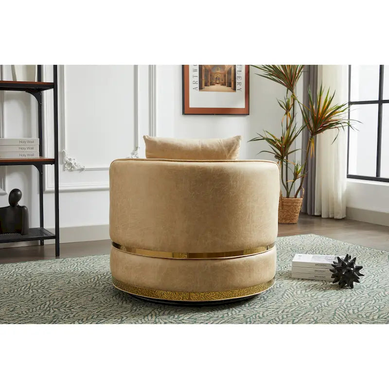 Fauteuil pivotant, fauteuil pivotant à 360°, fauteuil club pour salon et chambre à coucher