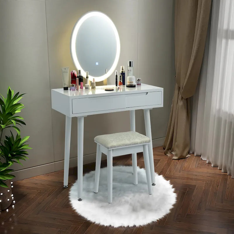Coiffeuse à écran tactile