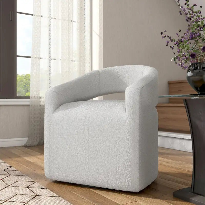 Fauteuil baquet rond moderne