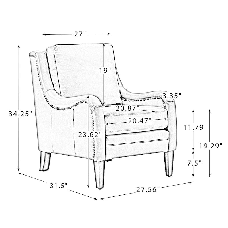 Fauteuil de salon confortable