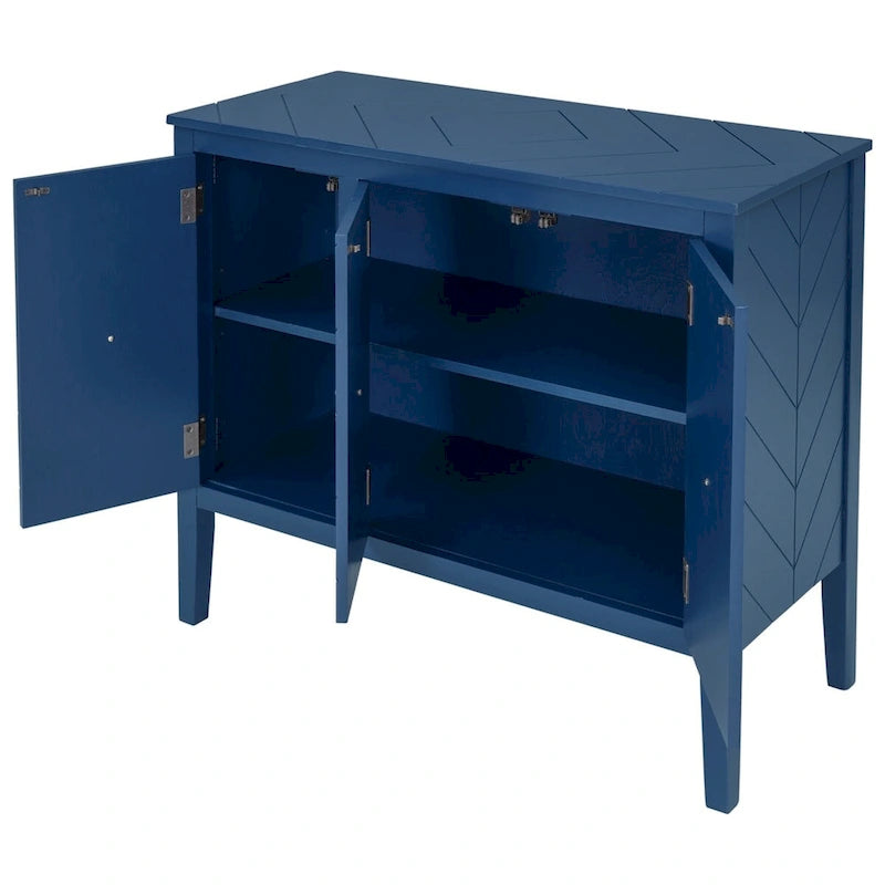 Meuble de rangement d'appoint avec étagère réglable