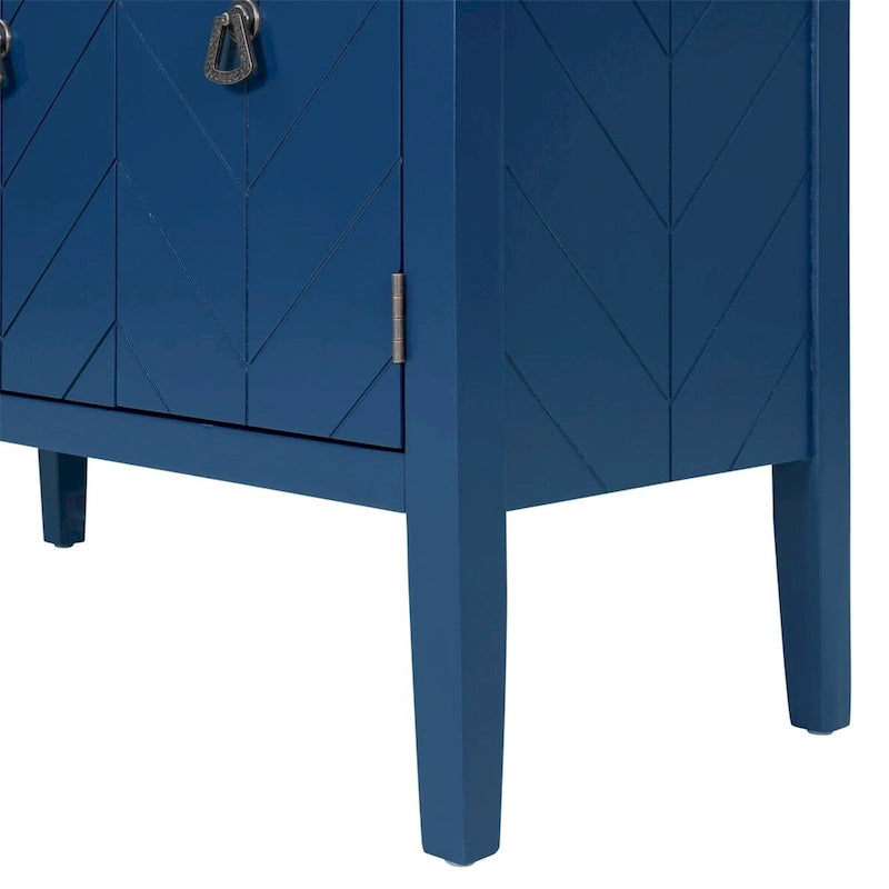 Meuble de rangement d'appoint avec étagère réglable