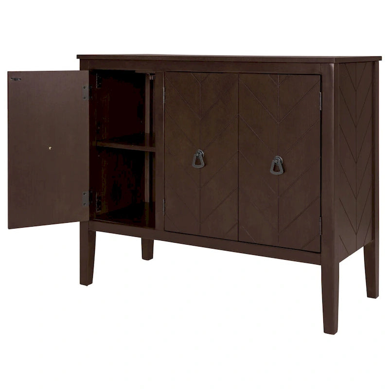 Meuble de rangement d'appoint avec étagère réglable