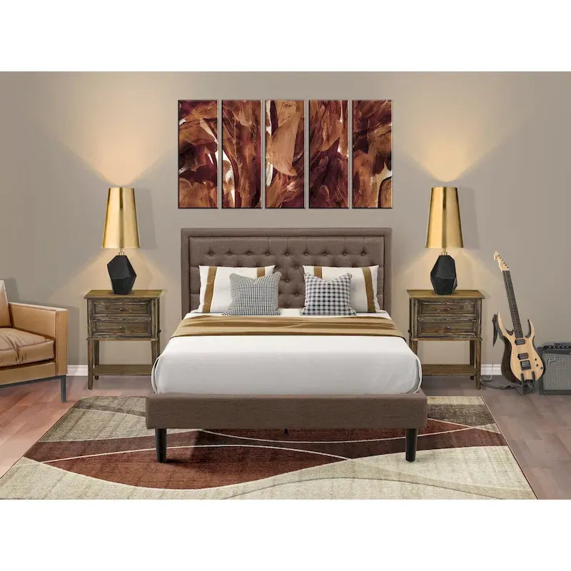 Lit double plateforme de style Mid-Century