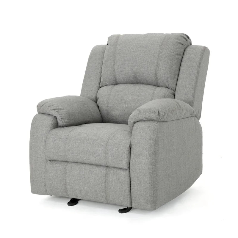 Fauteuil inclinable en tissu classique avec mécanisme de glisse
