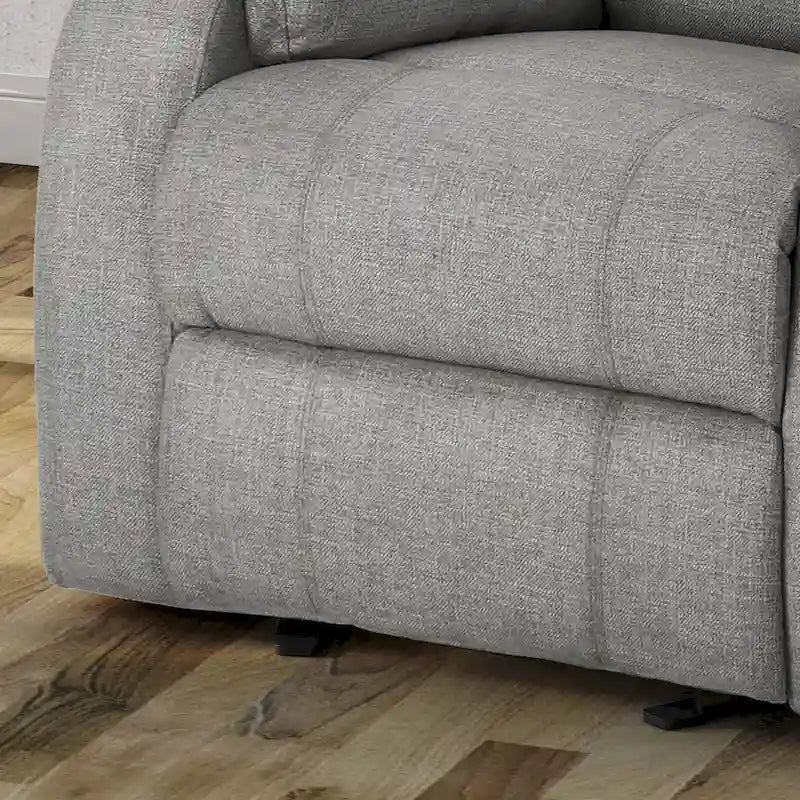 Fauteuil inclinable en tissu classique avec mécanisme de glisse