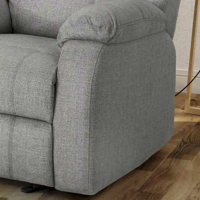 Fauteuil inclinable en tissu classique avec mécanisme de glisse