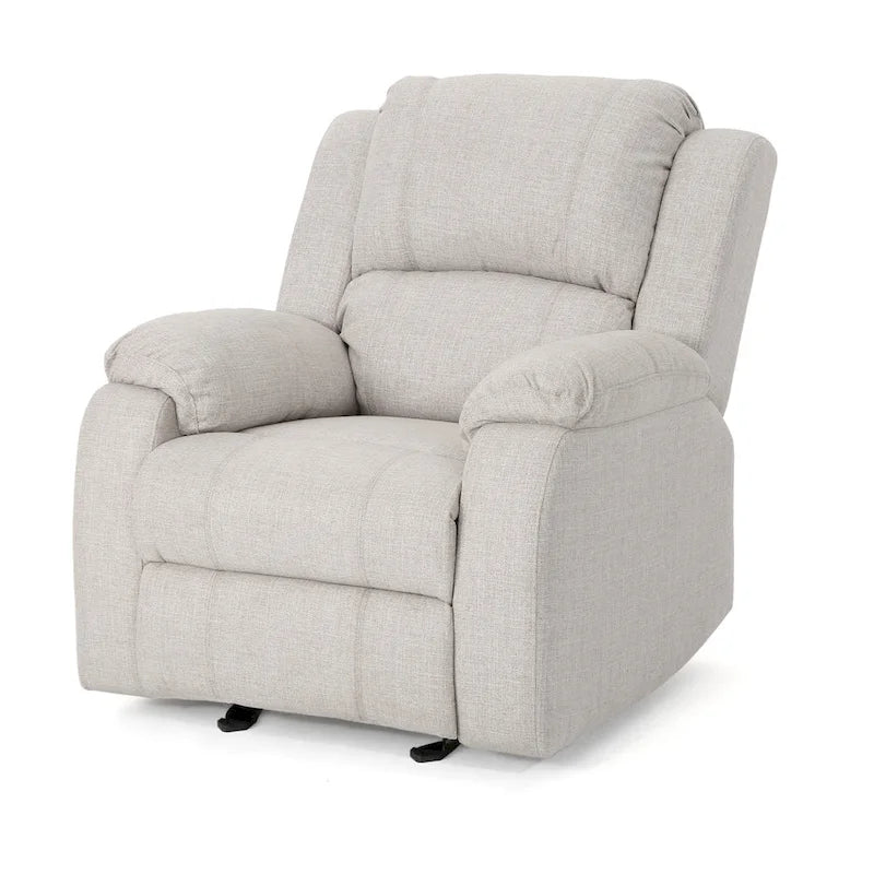 Fauteuil inclinable en tissu classique avec mécanisme de glisse