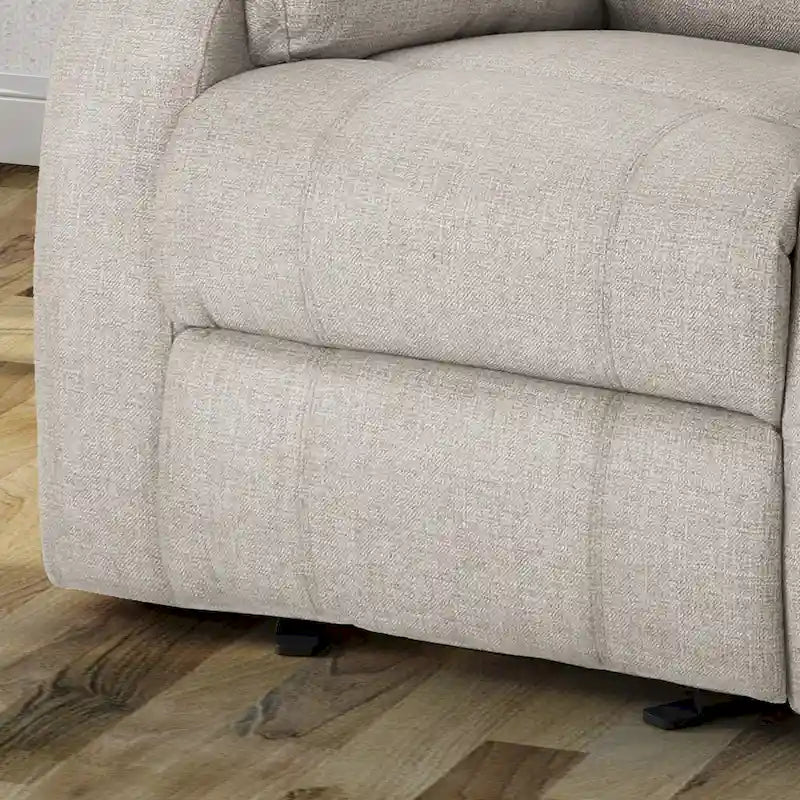 Fauteuil inclinable en tissu classique avec mécanisme de glisse