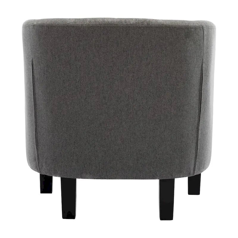 Fauteuil club capitonné en tissu