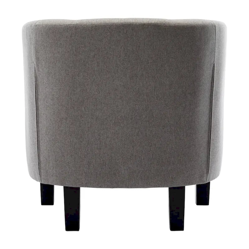Fauteuil club capitonné en tissu