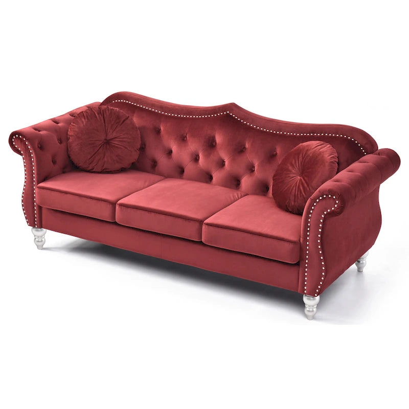 Canapé en velours de style français moderne