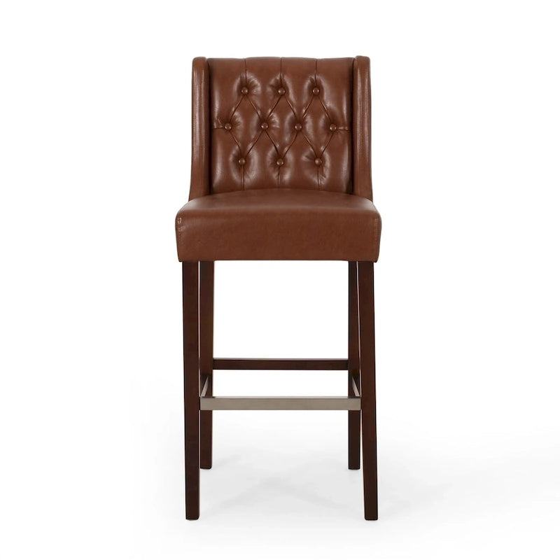 Bayliss Contemporary Wingback Barstools (Set of 2) by Christopher Knight Home