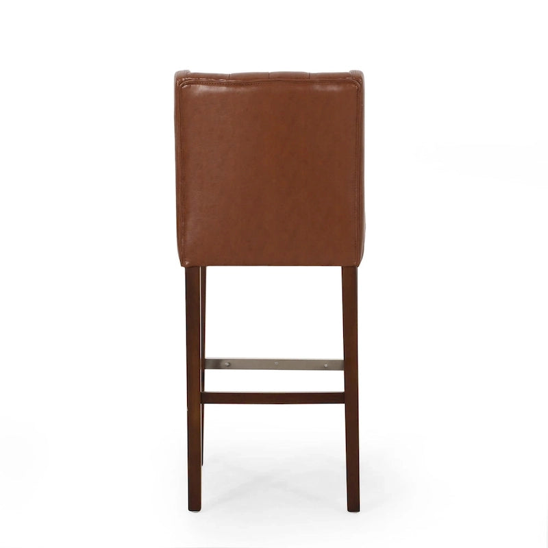 Tabourets de bar modernes avec dossier (Lot de 2)