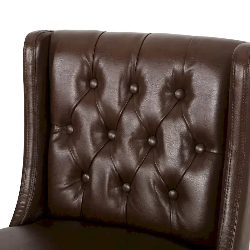 Tabourets de bar modernes avec dossier (Lot de 2)
