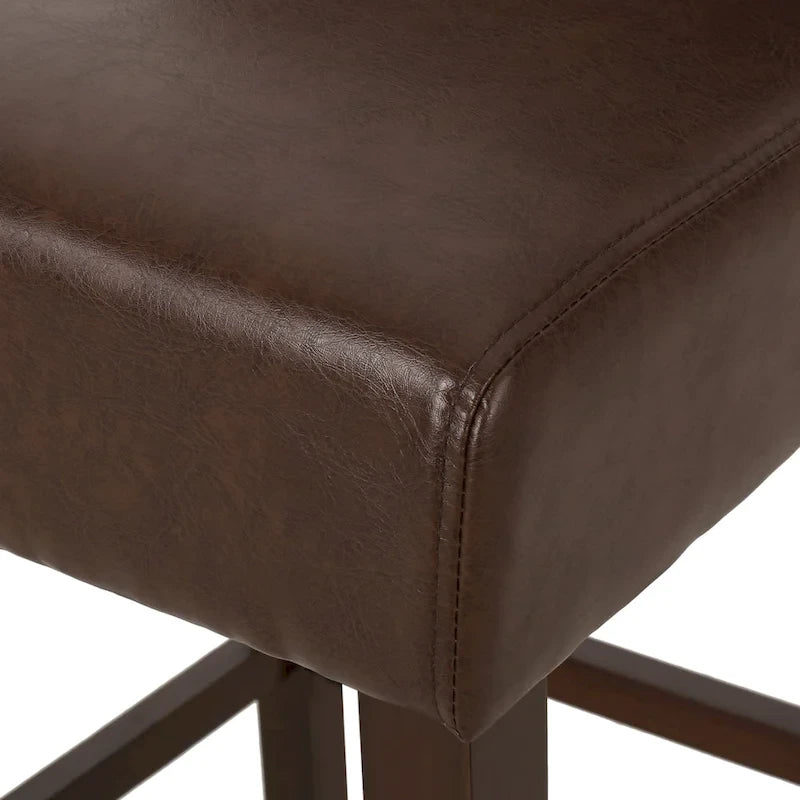 Tabourets de bar modernes avec dossier (Lot de 2)