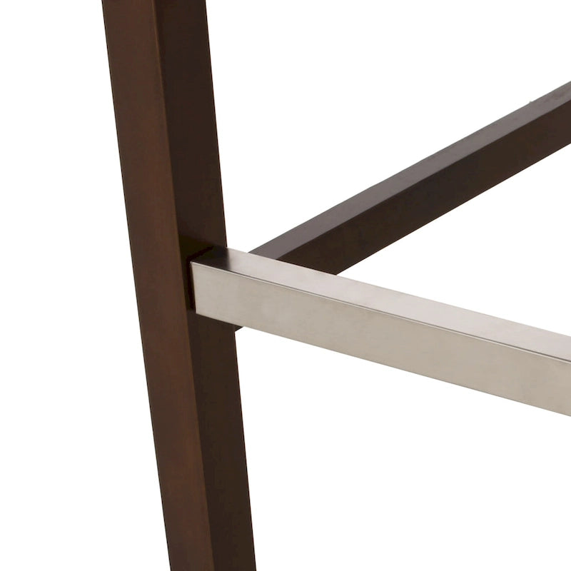 Tabourets de bar modernes avec dossier (Lot de 2)
