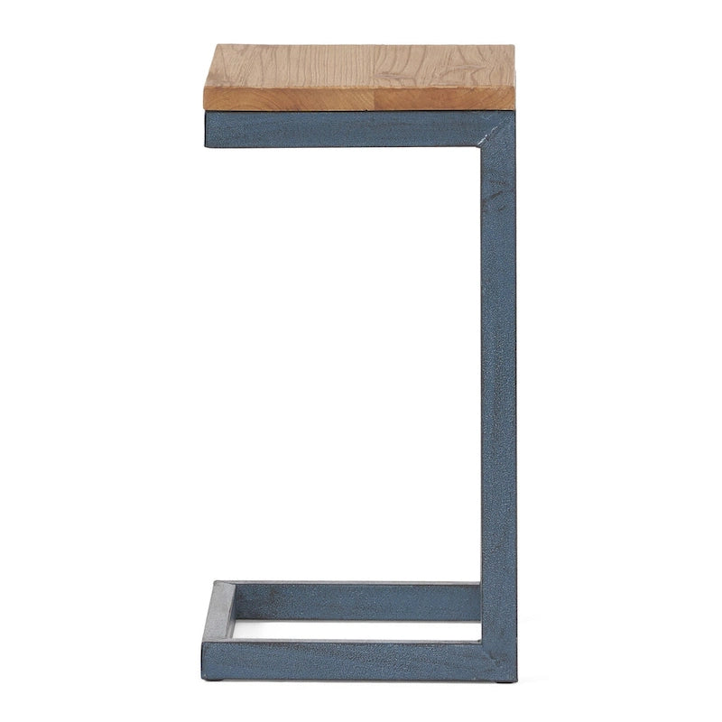 Tables gigognes en sapin de style industriel moderne (lot de 3)