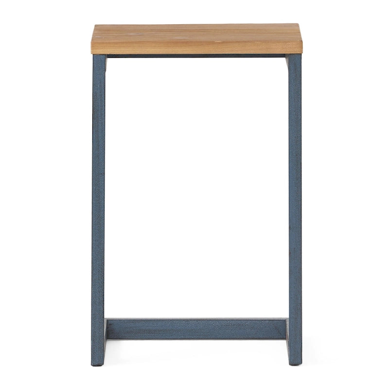 Tables gigognes en sapin de style industriel moderne (lot de 3)
