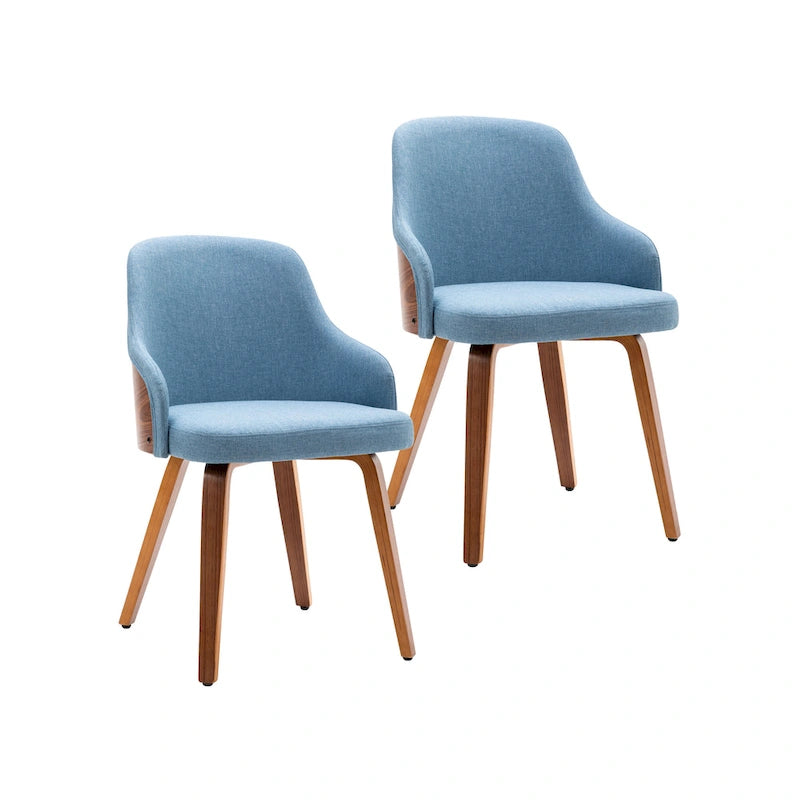 Chaises de salle à manger tapissées (lot de 2)
