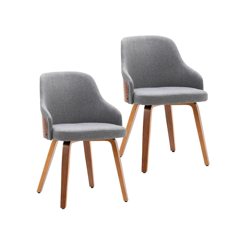 Chaises de salle à manger tapissées (lot de 2)