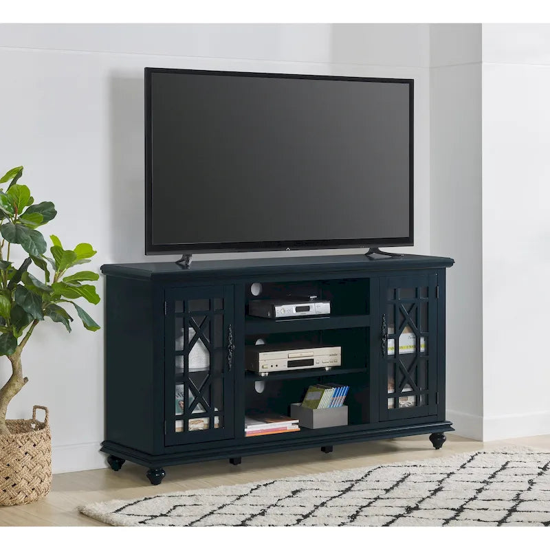 Meuble TV 2 portes élégant 63 po