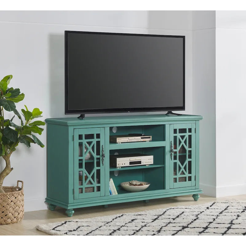 Meuble TV 2 portes élégant 63 po