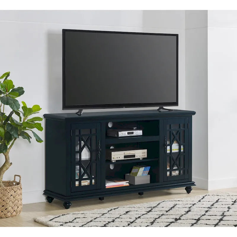 Meuble TV 2 portes élégant 63 po