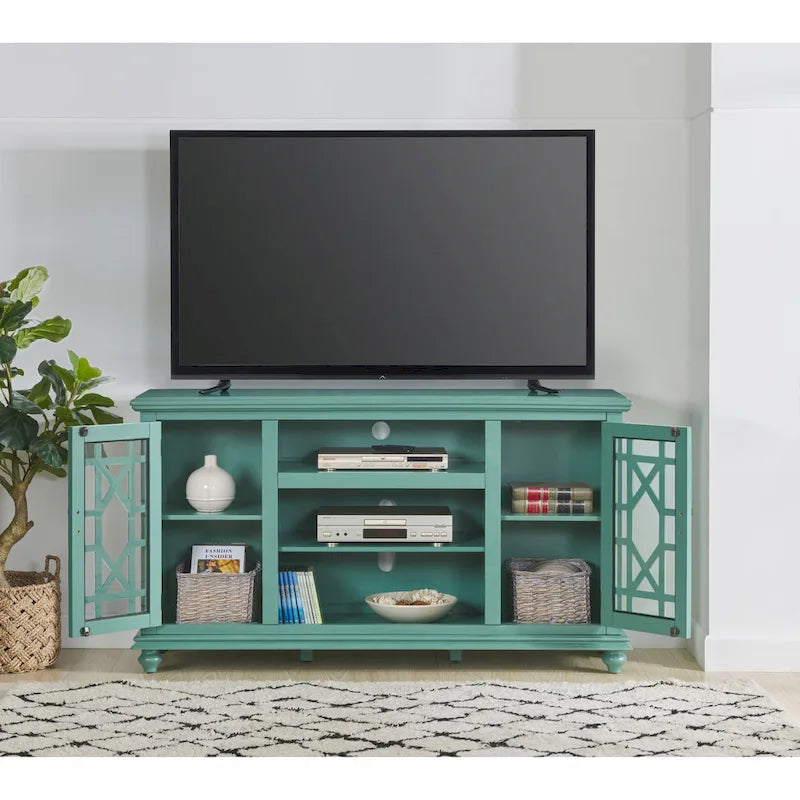 Meuble TV 2 portes élégant 63 po