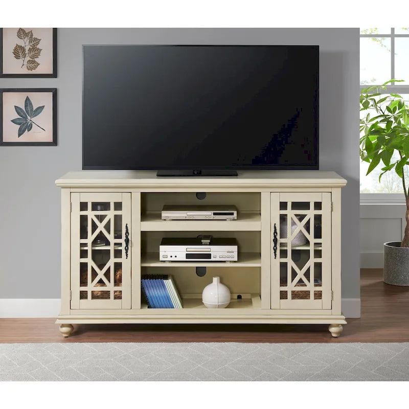 Meuble TV 2 portes élégant 63 po