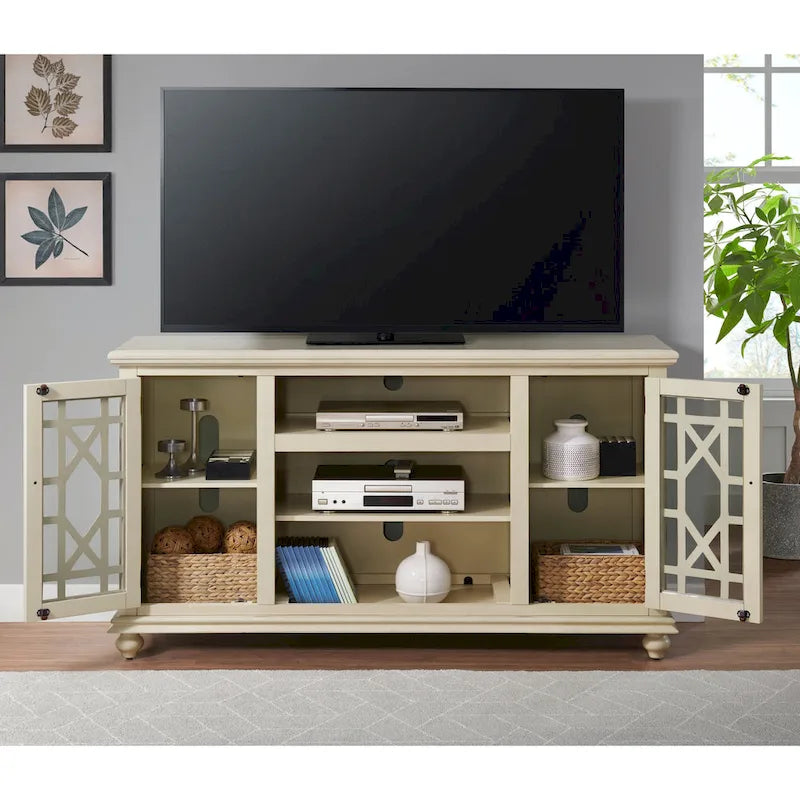 Meuble TV 2 portes élégant 63 po
