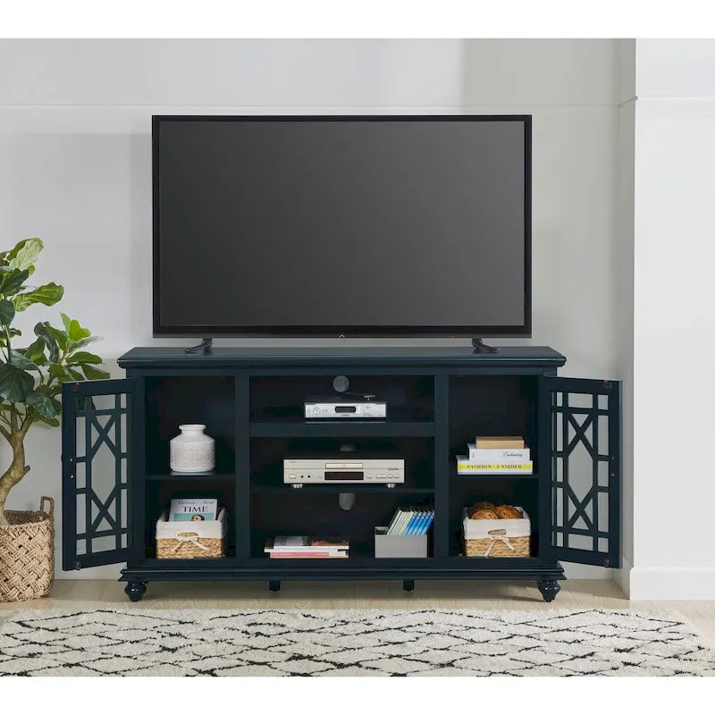 Meuble TV 2 portes élégant 63 po