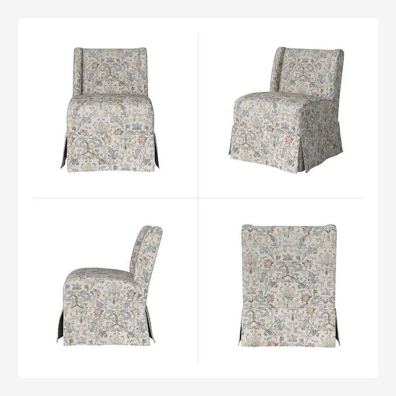 Fauteuil rembourré de style transitoire