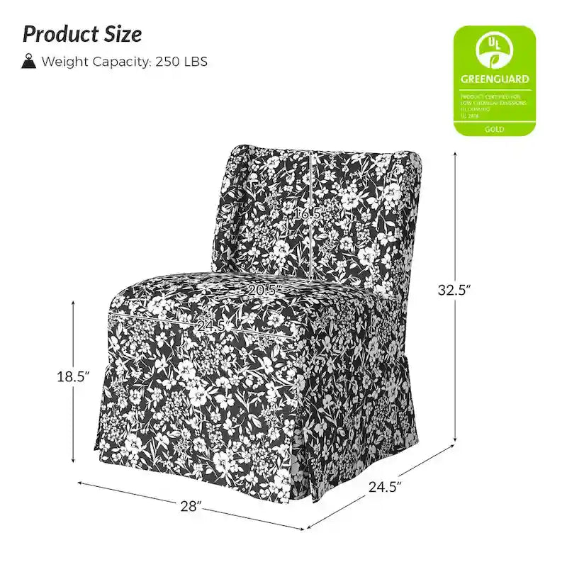 Fauteuil rembourré de style transitoire