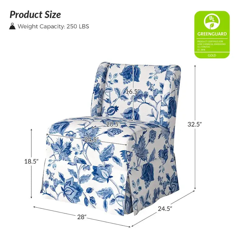 Fauteuil rembourré de style transitoire