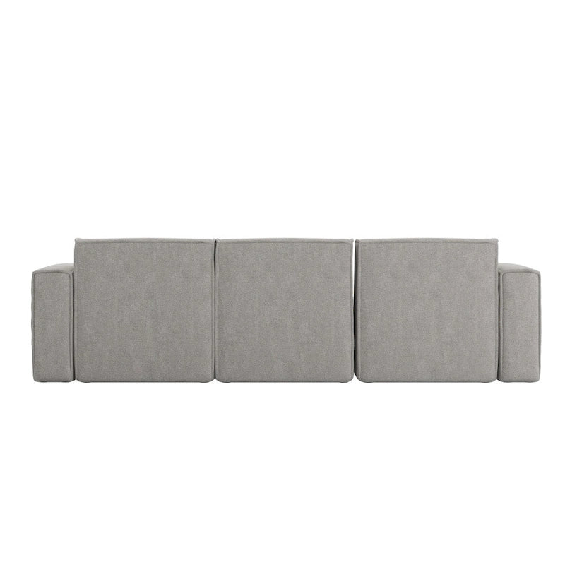 Canapé modulaire moderne avec repose-pieds