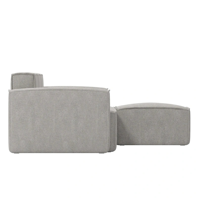 Canapé modulaire moderne avec repose-pieds