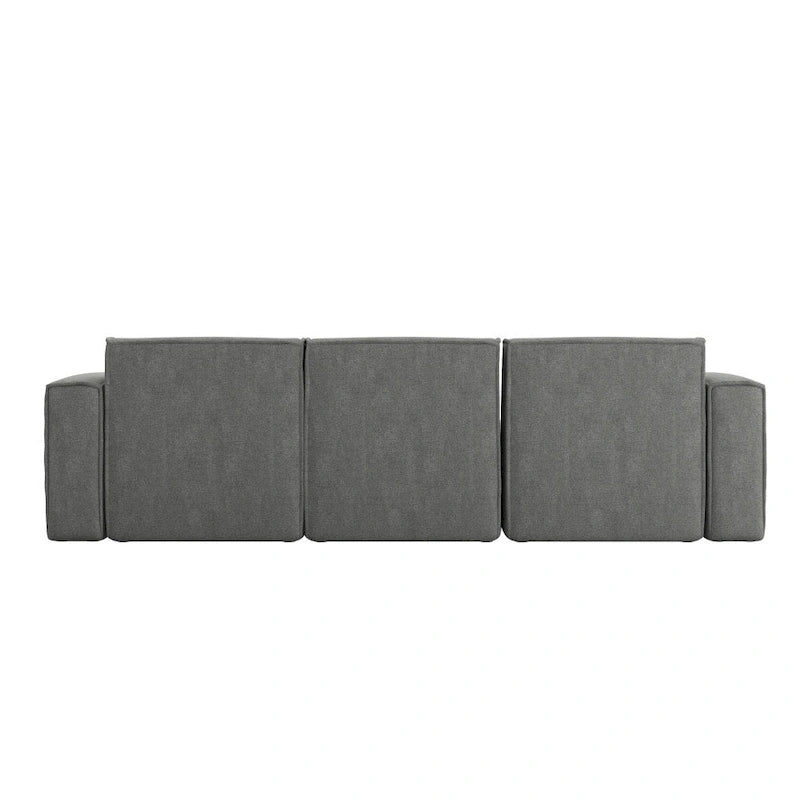 Canapé modulaire moderne avec repose-pieds