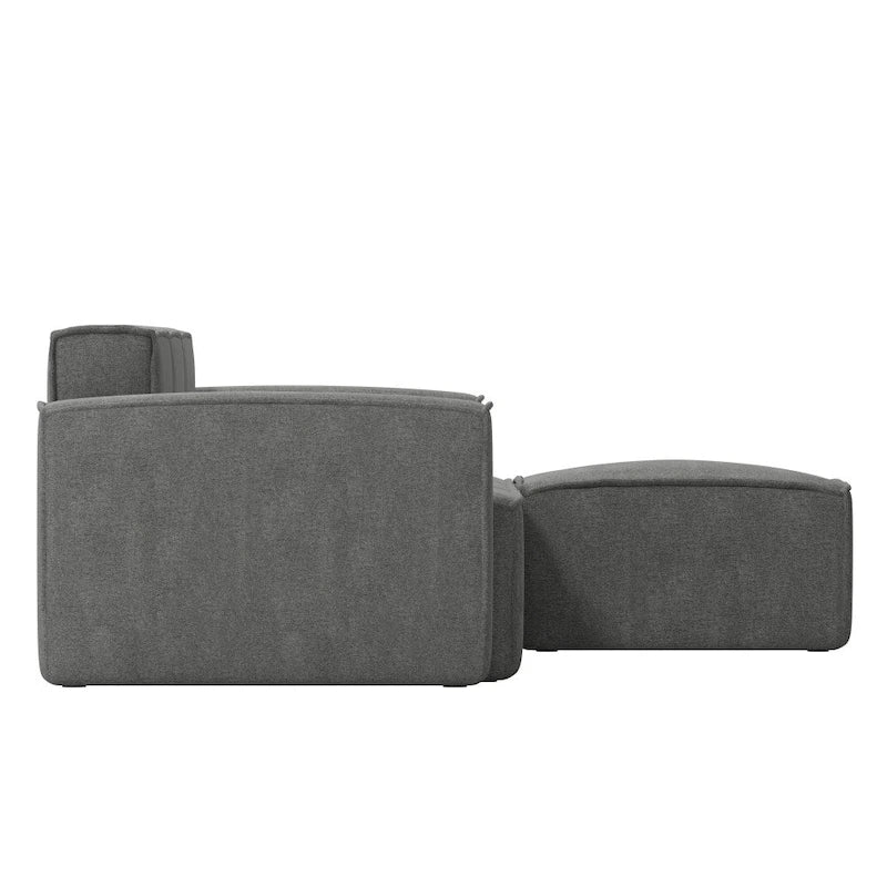 Canapé modulaire moderne avec repose-pieds