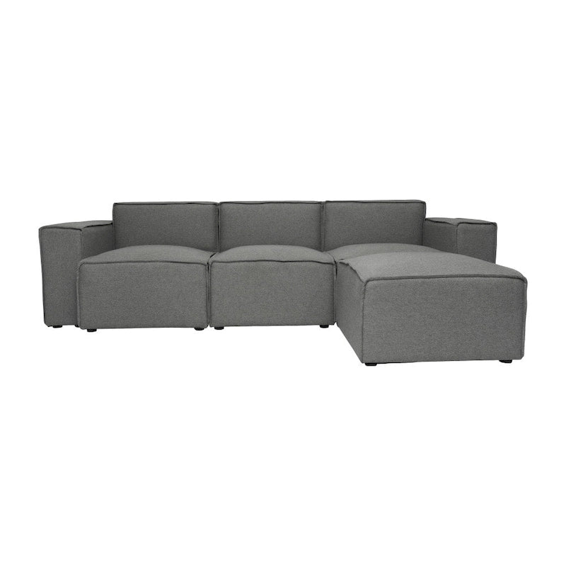 Canapé modulaire moderne avec repose-pieds