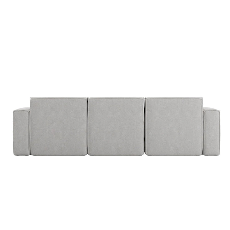 Canapé modulaire moderne avec repose-pieds
