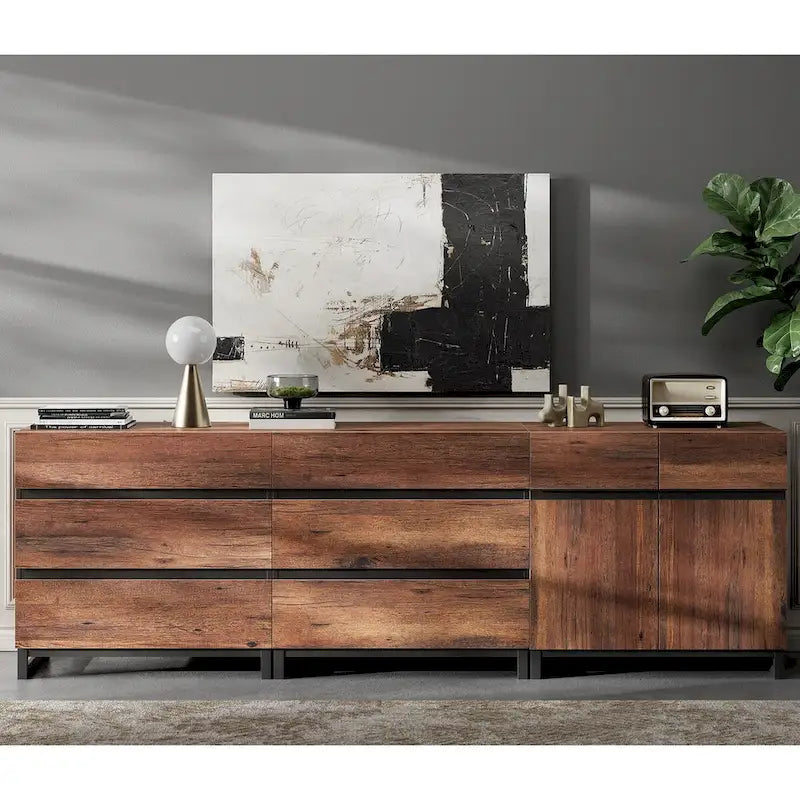 Buffet de rangement moderne 3-en-1