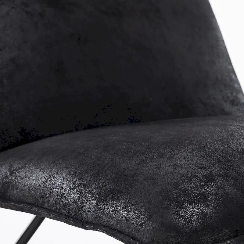 Fauteuil d'appoint en similicuir style Mid-century avec dossier réglable, lot de 2