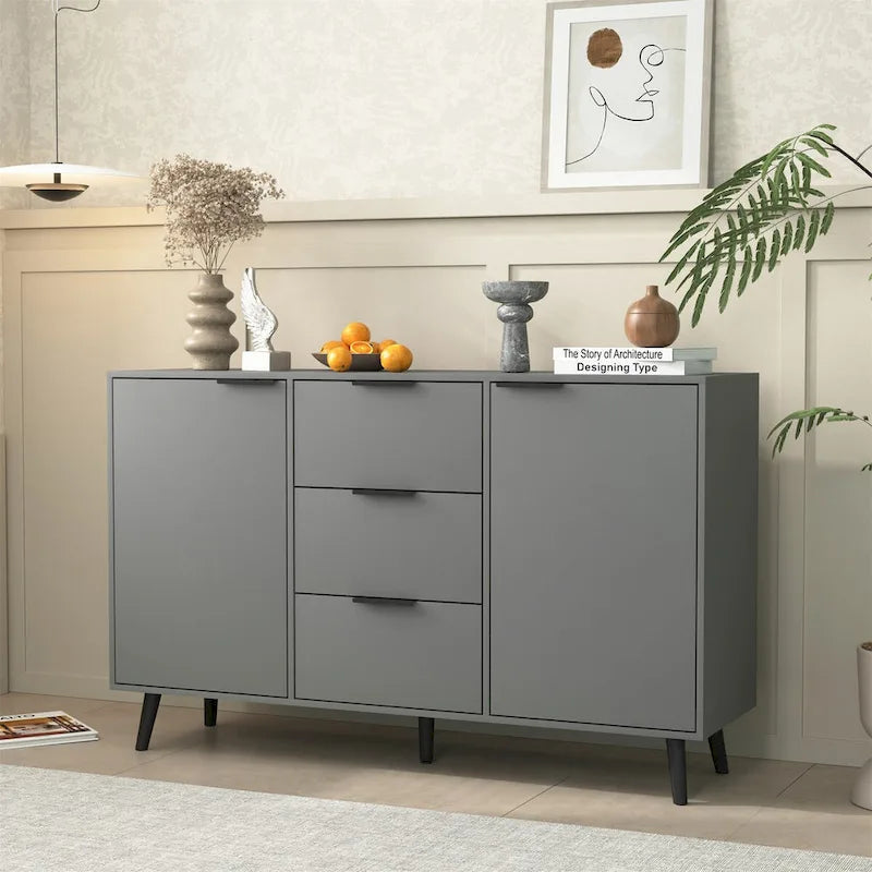 Buffet de salle à manger en bois avec rangement